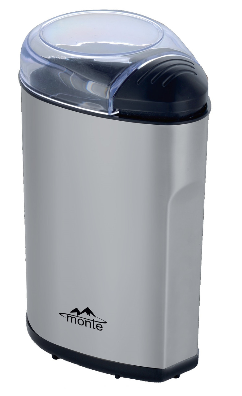 Кавомолка електрична Monte MT-1409 для зернової кави з потужним мотором