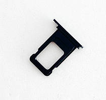 Лоток для сім карти для iPhone XR, темно сірий, на одну Sim-карту