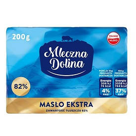 Масло вершкове Mleczna Dolina Maslo Ekstra 82% 200 г.