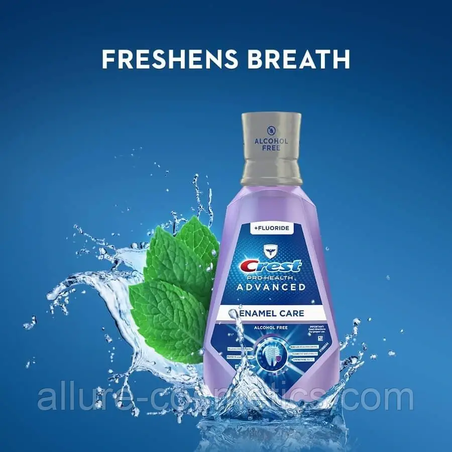 Середовище для полоскання порожнини догляд за емальою + фтор Crest Pro health advanced Enamel Care Mouth 500ml