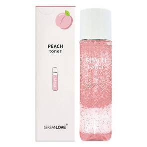 Уценка! Тонер для обличчя Sersanlove Peach з екстрактом персика 160 ml (без коробки)