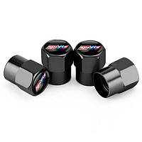 Ковпачки на ніпель із написом Sports Alitek Short Black Спорт, 4 шт.