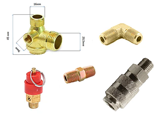 Зворотні клапани Різьбові з’єднання