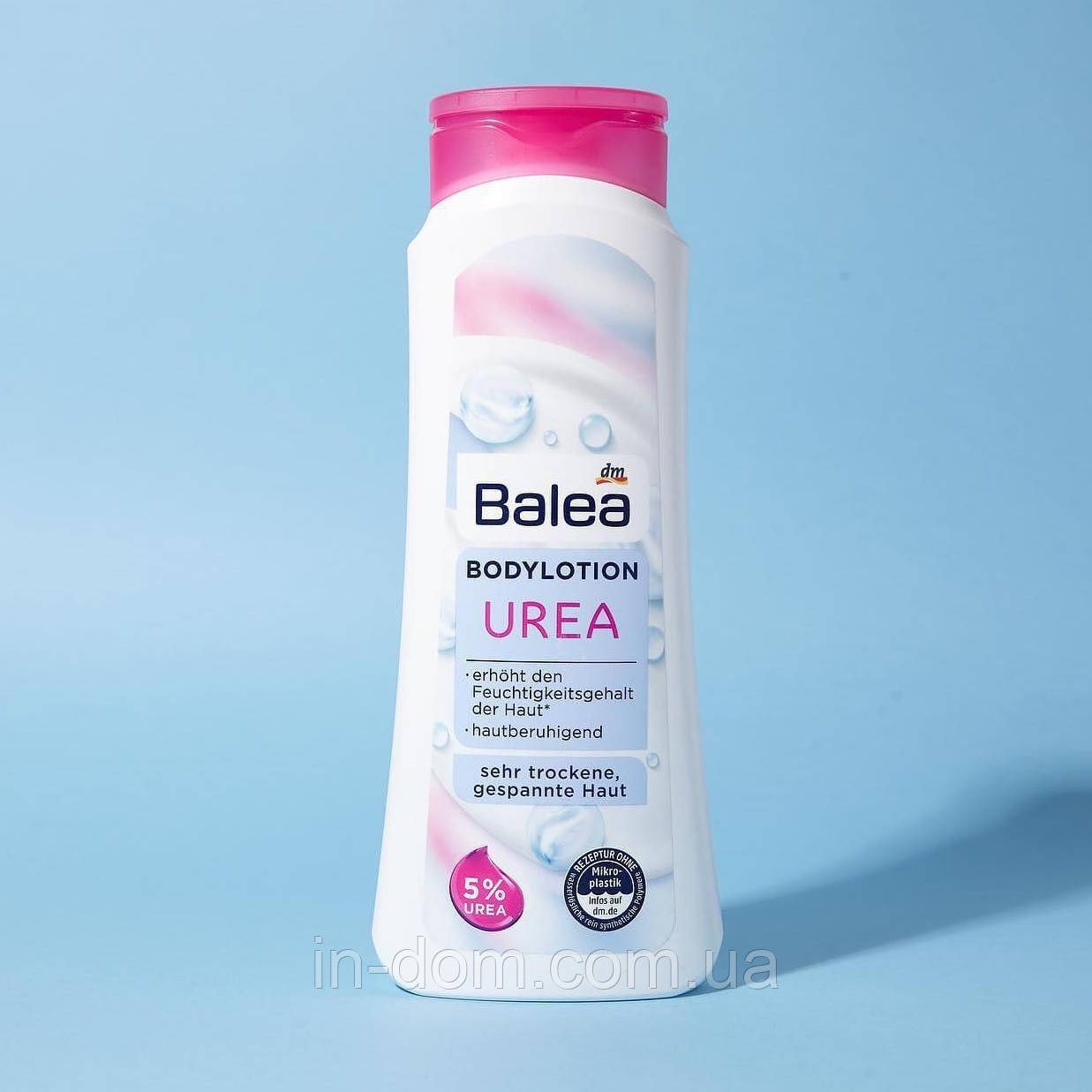 Balea Bodylotion Urea 5% лосьйон для дуже сухої шкіри тіла з уреа 5% 400 мл.