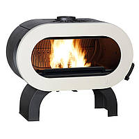 Піч-камін FIFTY Arche Invicta емаль слонова кістка