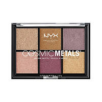 Палітра тіней NYX Cosmetics COSMIC METALS SHADOW PALETTE 01