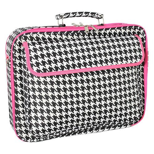 Жіноча сумка для ноутбука 17" World Traveler Houndstooth Laptop Case