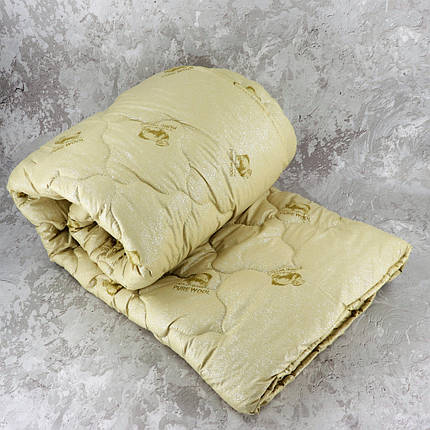 Ковдра закрита овеча вовна (Мікрофібра) PURE WOOL Полуторна 145х210 55081 ID 3903549, фото 3
