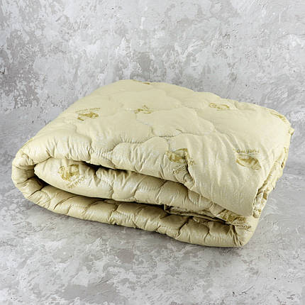 Ковдра закрита овеча вовна (Мікрофібра) PURE WOOL Полуторна 145х210 55080 ID 3903548, фото 1