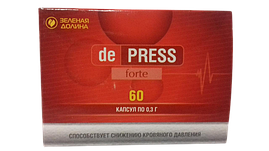 De PRESS forte для розрідження крові, зниження тиску 60 капсулсерия Приморський край "Янтра-2006"