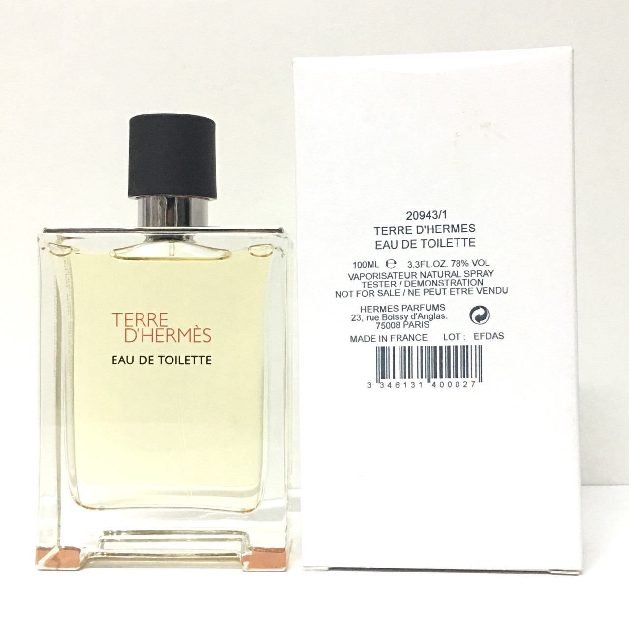 Чоловіча туалетна вода Гермес Hermes Terre D'Hermes 100 мл тестер оригінал, пряний деревний аромат, фото 1