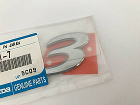 Mazda 3 2010-2013 Задній значок емблема на багажник кришку багажника Нова Оригінал