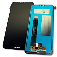 Дисплей Nokia 7.1 Dual Sim | TA-1085 | TA-1095 | TA-1096 | TA-1097 + сенсор черный | модуль