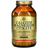 Цитрат кальция и магния SOLGAR "Calcium Magnesium Citrate" (250 таблеток)