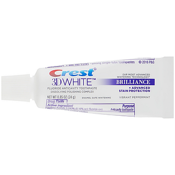 Відбілююча зубна паста Crest 3D White Brilliance Toothpaste Travel Size 24 г