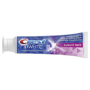 Відбілююча зубна паста Crest 3D White Whitening Toothpaste Radiant Mint 116 гр