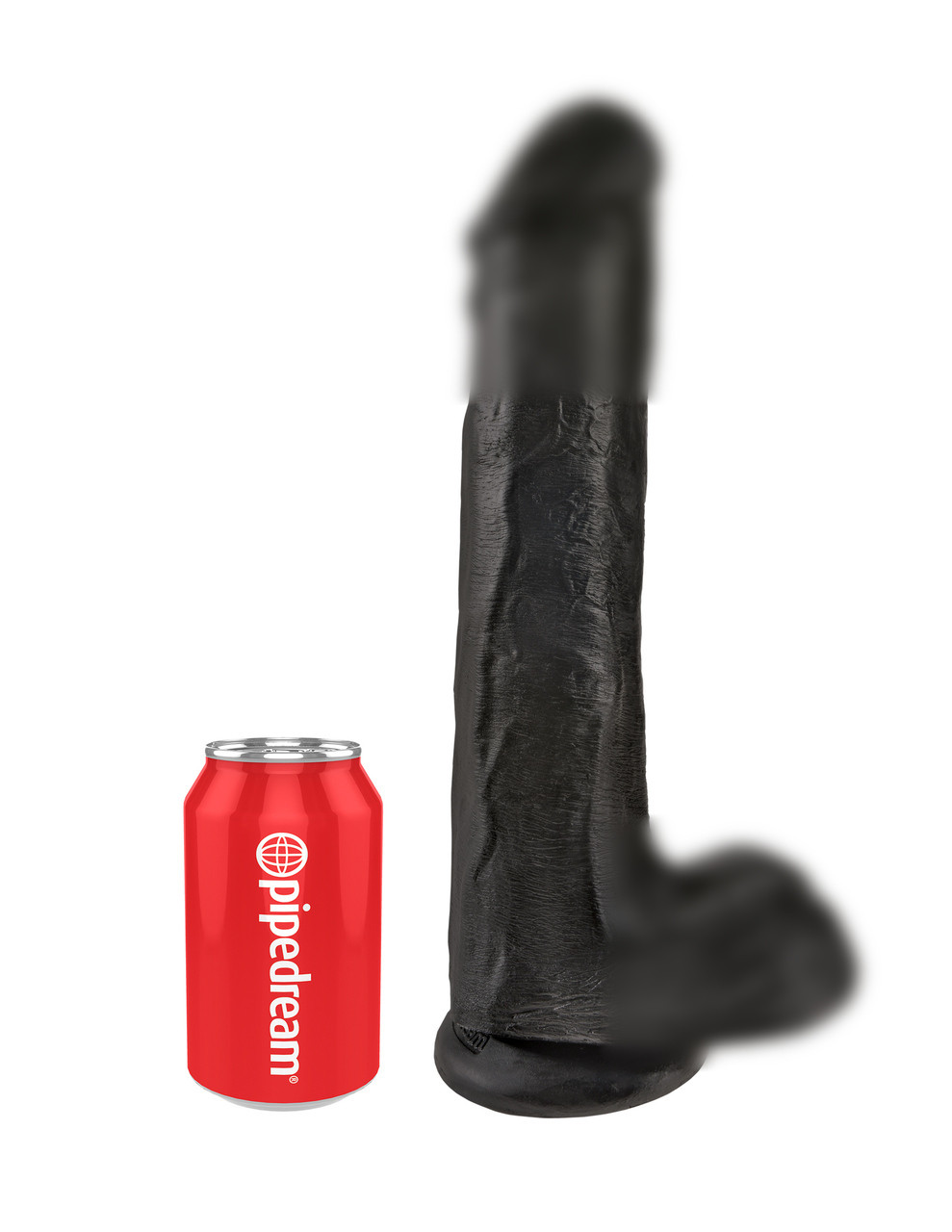 Фалоїмітатор KING COCK 13INCH COCK WITH BALLS BLACK, 33х7 см., фото 1