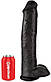 Фалоїмітатор KING COCK 15INCH COCK WITH BALLS BLACK Black, 38х7,6 см., фото 2