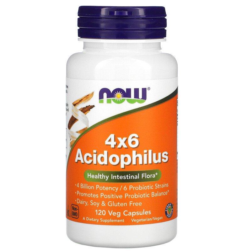 4x6 Acidophilus Now Foods 120 капсул