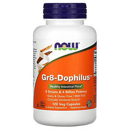 Gr8-Dophilus Now Foods 120 капсул