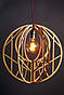 Люстра дерев'яна СОНЦЕ by smartwood  ⁇  Люстра лофт  ⁇  Дизайнерський стельовий світильник, фото 5