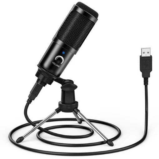 Мікрофон Folem DM-18 USB конденсаторний - Чорний