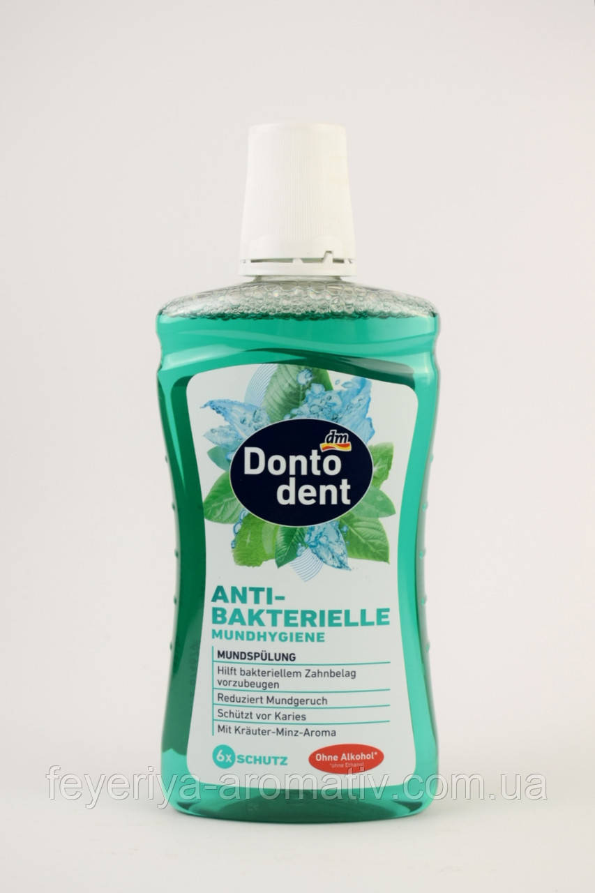 Ополаскиватель для ротовой полости антибактериальный Dontodent 500мл (Германия) - фото 1 - id-p1587057240