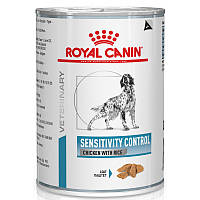 Корм Роял Канин Royal Canin Sensitivity Control Chicken паштет для собак при хронических дерматозах 420 г