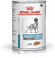 Корм Роял Канин Royal Canin Sensitivity Control Duck паштет для собак при хронических дерматозах 420 г