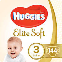 Підгузники дитячі Huggies Elite Soft 3 (5-9 кг) Box, 144 шт