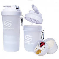 Шейкер SmartShake Original2Go 600 мл neon pure white / білий