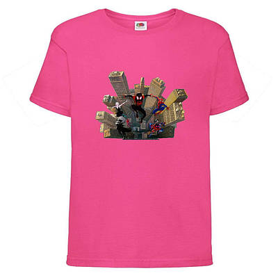 Футболка дитячої Людина Пак 006 (SPM 006 crm) малінова, розмір 104-116-128-140-152-164 см