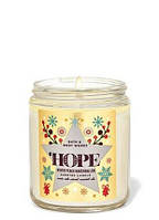 Ароматизированная свеча Winter Peach Marshmallow Hope Bath & Body Works