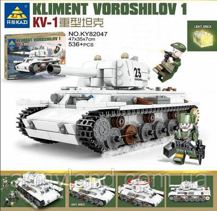 Конструктор Kazi 82047 Тяжелый Танк КВ-1, фото 2
