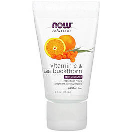 Крем Vitamin C & Sea Buckthorn Moisturizer Now Foods 59 мл