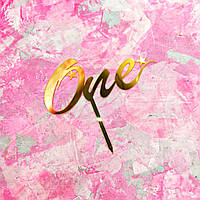 Дзеркальний топер One 11 см