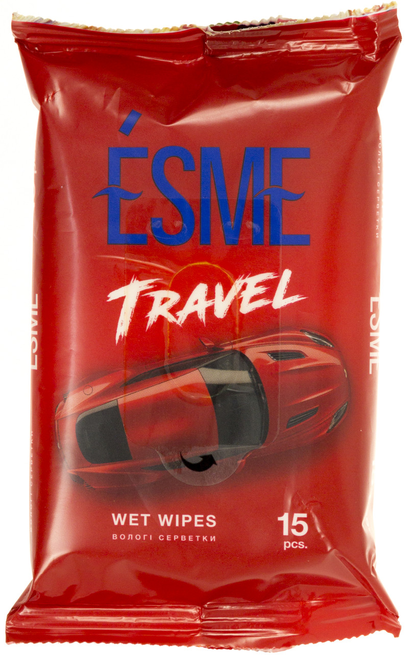 Серветки вологі "Esme" (15шт) Travel №8558(120)