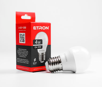 Лампа "Etron Light Power" LED 1-ELP-050 G45 4Вт. 4200K E27(10)