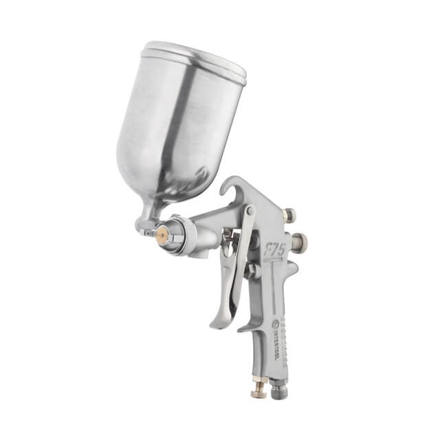 Фарбопульт пневматичний HP, форсунка 1.5 мм, верхній металевий бачок 400 мл., 5бар INTERTOOL PT-0202, фото 1