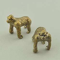 Декоративна фігурка для інтерьеру з латуні мавпа