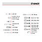 Набір інструментів 46 од., 1/4" INTERTOOL ET-6046SP, фото 10