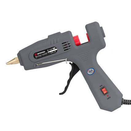 Пістолет клейовий 80(245)Вт, вимикач INTERTOOL RT-1104