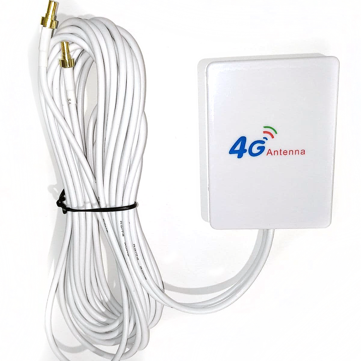 Планарна патч антена 4G MIMO з CRC9 штекерами та кабелем 2 м, 700-2700 МГц 5 дБ WavLink CRC9/4G