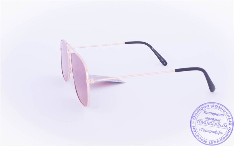 Брендовые солнцезащитные очки Ray Ban с цветными зеркальными линзами - RB-1, фото 4