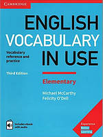 Книга English Vocabulary in Use Third Edition Elementary with eBook and answer key