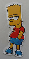 Стикер етикетка-наклейка самоклейка Bart 2 (9,5 см х 3,5 см)