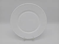 Тарілка дрібна склокераміка біла Столова обідня тарілка для других страв в уп 6 шт D 25 cm IKA SHOP