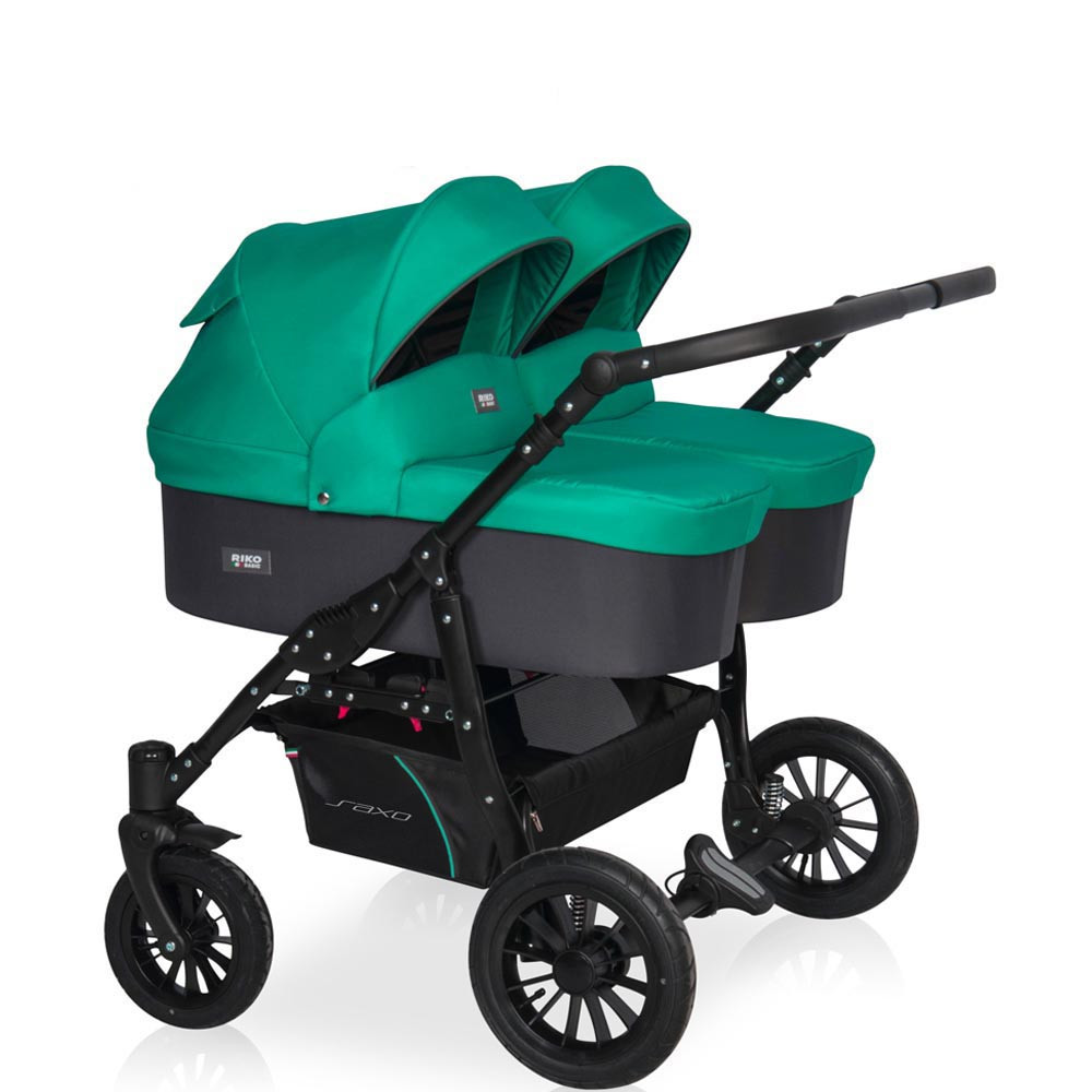 Коляска 2в1 для двійнят Riko Saxo 01, фото 1