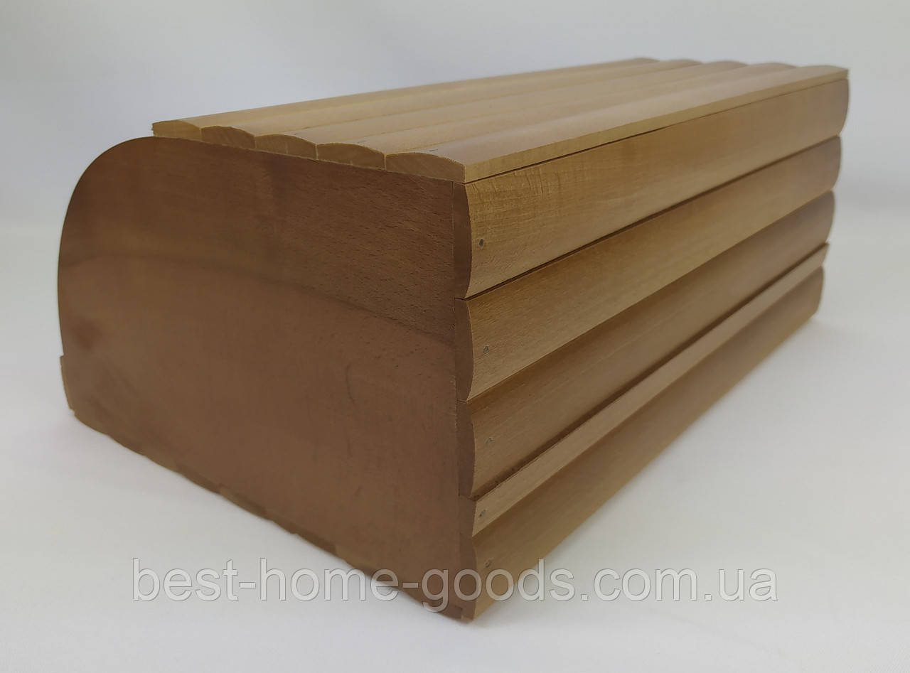 Хлебница деревянная ручной работы древесина бук 37 см * 27 см, высота 17 см. - фото 6 - id-p968623505