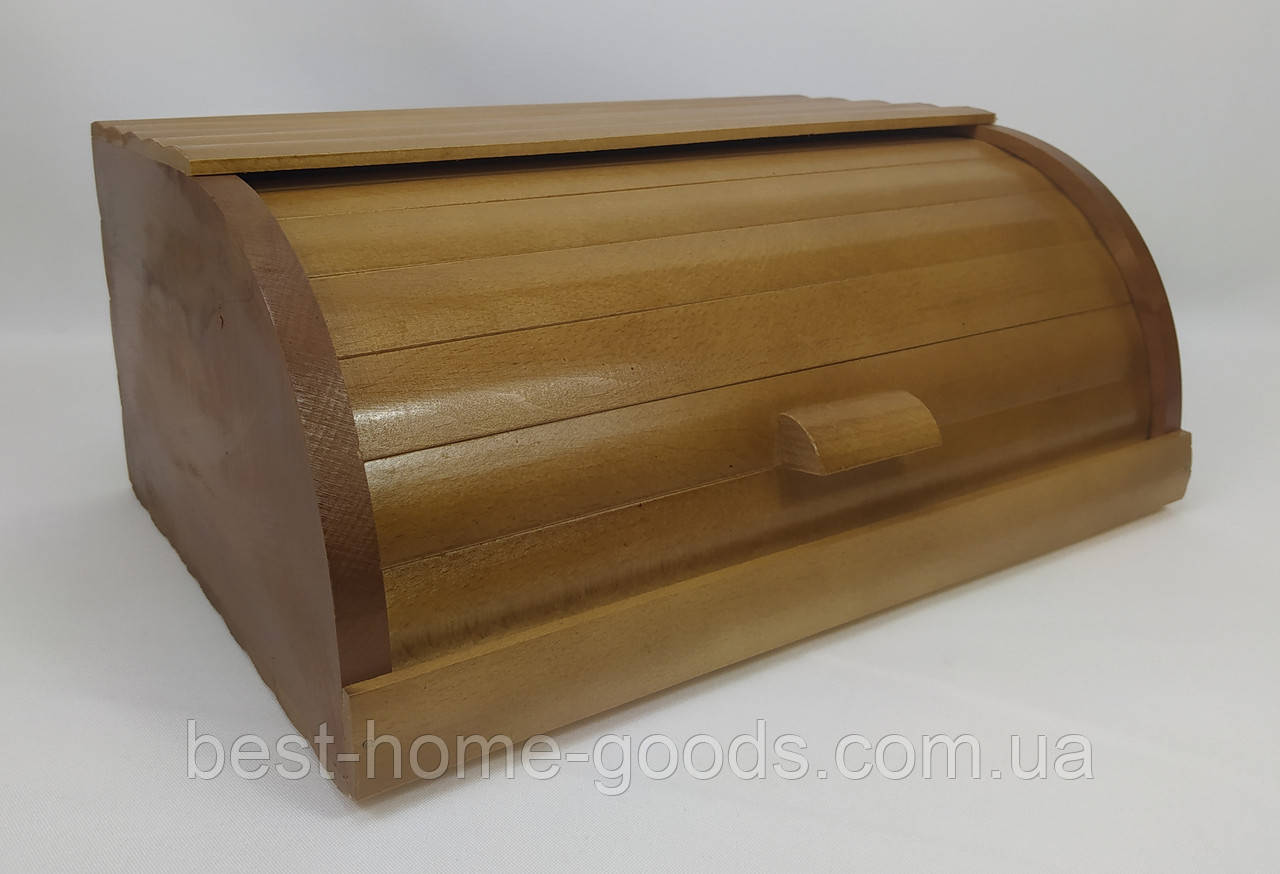 Хлебница деревянная ручной работы древесина бук 37 см * 27 см, высота 17 см. - фото 1 - id-p968623505